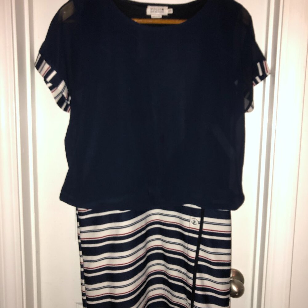Navy Molly Bracken Dress Sz S/M